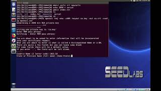Public Key Infrastructure PKI  SEED Labs [upl. by Oicnevuj]