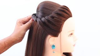 top elegant hairstyles for party wear  hairstyle for girls  hair style girl [upl. by Ermanno]