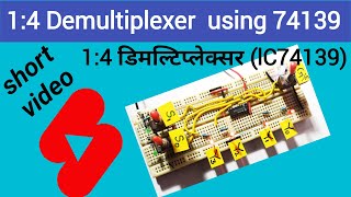 14 Demultiplexer using lC74139 [upl. by Nove]