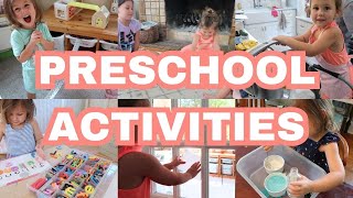 ACTIVITIES FOR 4 YEAR OLDS AT HOME  PRESCHOOL ACTIVITIES FOR 4 YEAR OLDS [upl. by Thompson]