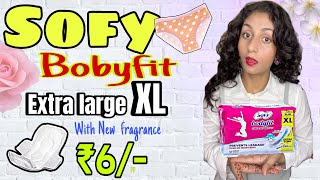 Sofy bodyfit XL with new fragrance🌹sanitary paddetail reviewParul Thakur ￼ [upl. by Trutko]