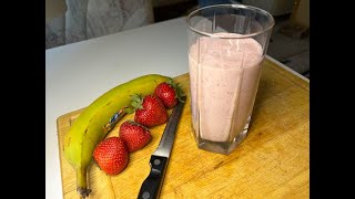 Strawberry Banana Smoothie [upl. by Aihcats]