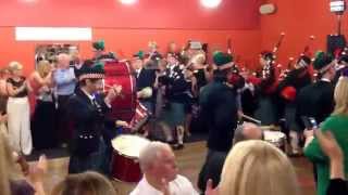 St Francis Pipe Band Gorbals at the Gorbals Reunion Glencairn Rutherglen  8th August 2014 [upl. by Pasco663]