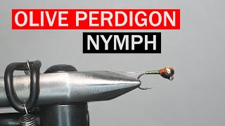 Olive Perdigon Fly Tying Pattern Tutorial [upl. by Margo983]