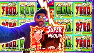 LIVE SUPER MOOLAH JACKPOT INVADERS ATTACK FROM THE PLANET MOOLAH CASINO SLOTS [upl. by Pansie]