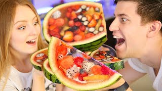 ГОТОВИМ ФРУКТОВЫЙ ЖЕЛЕЙНЫЙ АРБУЗ  HOW TO MAKE A WATERMELON JELLY  SWEET HOME [upl. by Audra744]