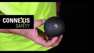 HAIX  CONNEXIS Safety  Übungen mit CONNEXIS BLACKROLL® Faszienball [upl. by Ahsimik]