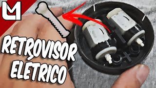 COMO ARRUMAR O RETROVISOR ELÉTRICO  MOTOR 3 FIOS [upl. by Geanine]