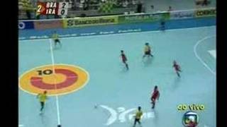 Futsal match Brasil Brazil Iran [upl. by Batty]