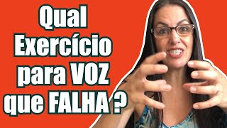 Qual exercício para voz que falha Aula de Canto [upl. by Yllut]