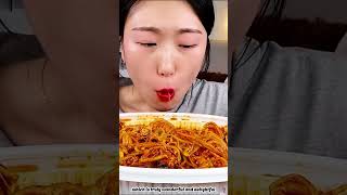 AmiAmi mukbang Steamed spicy seafood 41 shorts [upl. by Barsky]