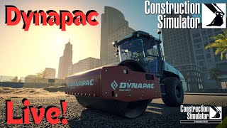 Buying All The New Dynapac DLC Vehicles Continuing Spaceport Expansion Construction Simulator CS [upl. by Jourdain]