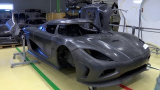 Carbon Fiber Construction  INSIDE KOENIGSEGG [upl. by Walton]