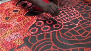 Aboriginal Artist Nellie Marks Nakamarra 1017 [upl. by Lau]