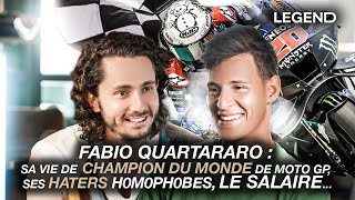 FABIO QUARTARARO  SA VIE DE CHAMPION DU MONDE DE MOTO GP SES HATERS LE SALAIRE LE DOPAGE [upl. by Elleira]