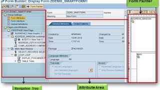 How to Create Smart Froms in SAP Using Transaction Smartforms [upl. by Onileva]