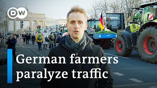 German farmers strike A sign of wider dissatisfaction  DW News [upl. by Oirotciv]