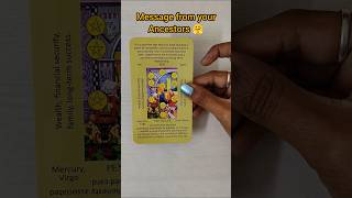 Urgent message from your ancestors 🤗❤️ancestors tarot shorts message [upl. by Samuel]