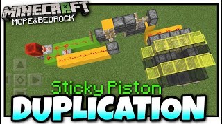 Minecraft  PISTON DUPLICATION MACHINE  Glitch Tutorial  MCPE  Xbox  Bedrock [upl. by Guenna536]