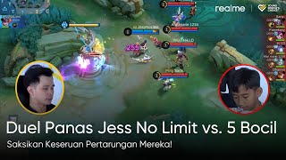 Heboh banget Siapa sangka 5 bocil SD bisa bikin top global Fanny jessnolimit kewalahan 😂 [upl. by Ahsinyt]