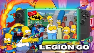 THE SIMPSONS HIT N RUN PC HD  LEGION GO [upl. by Oidivo]