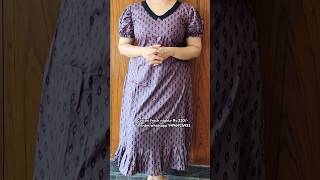 Cotton frock nighty shortvideo viralvideo tamil cottonclothing shortsfeed [upl. by Norvun]