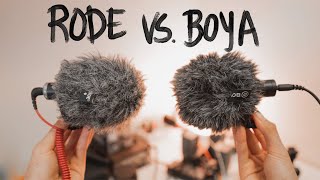 BOYA byMM1 VS Rode VideoMicro which is better [upl. by Ahsahs]