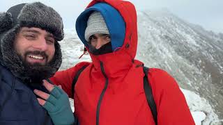 Uk Second Highest Peak Climbing In Minus Temprature  Mountain Snowdon Climbing In Icey Weather [upl. by Haisej]