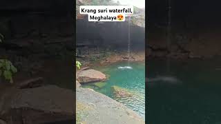 Krang suri waterfall Meghalaya waterfall meghalaya travel [upl. by Bumgardner]