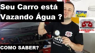 Como Testar o sistema de arrefecimento  Como saber por onde esta vazando  DR Auto Mecânica [upl. by Oruam]