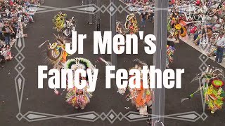 Jr Mens Fancy Feather  2024 Manito Ahbee Pow Wow  Powwowscom [upl. by Schlesinger]