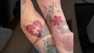 Tatuajes de puzzle para pareja [upl. by Balthasar]