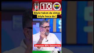 Beşiktaş 10 Fenerbahçe maçı yorumları Serdar Ali Çelikler fenerbahçe Beşiktaş derbi [upl. by Dosi]