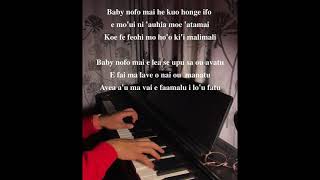 Baby Nofo Mai  Piano [upl. by Yremrej]