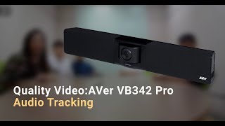 AVer VB342 Pro Quality Video  Audio Tracking Upgrades the Meeting Experience [upl. by Martineau]