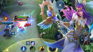 ODETTE AND JOHNSON COMBO IN MYTHICAL IMMORTAL  MOBILE LEGENDS [upl. by Brigit]