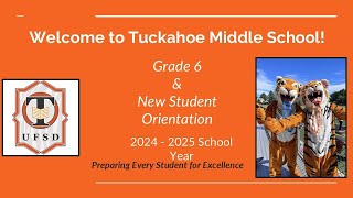 Tuckahoe Middle School 6th Grade OrientationAugust 22 2024 [upl. by Hairym]