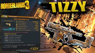 BORDERLANDS 3  Tizzy Legendary Weapons Guide [upl. by Adirehs]