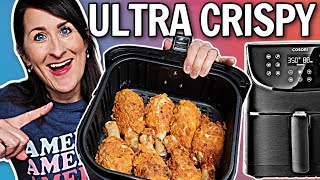 The CRISPIEST Air Fryer Fried Chicken Recipe  EASY Air Fryer Recipe  Buttermilk Fried Chicken [upl. by Norina]