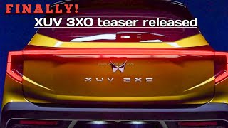 FinallyAll New 2024 Mahindra XUV300 Teaser LaunchedXUV300 teaser released [upl. by Ycnahc]