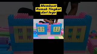 Membuat RUMAH TINGKAT dari lego  rumah dua lantai dari lego [upl. by Rehpotsirhk]