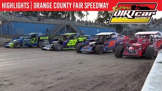 Super DIRTcar Series Big Block Modifieds  Orange County Fair Speedway  July 5 2023  HIGHLIGHTS [upl. by Arataj964]