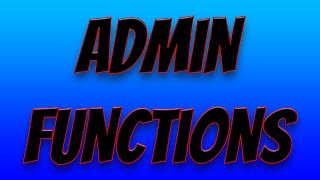 AdminFunctions  A Minecraft Bedrock Function Pack [upl. by Nnahoj]