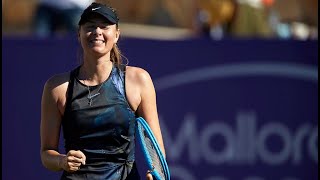 Sharapova vs Kuzmova ● 2019 Mallorca R1 Highlights [upl. by Ejrog749]