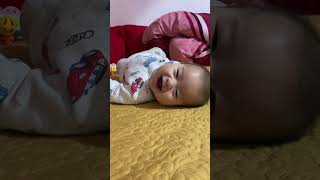 Adorable baby giggling ❤️ baby cute babyboy HaiDang [upl. by Lerud]