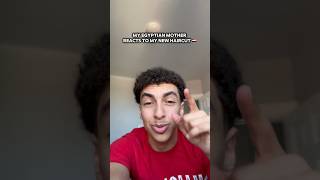 My mom reacts to my NEW Haircut 🤣 egypt arabic reaction [upl. by Jopa]