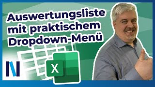 Excel Dynamische Auswertungsliste – mit DropdownMenü noch einfacher anzuwenden [upl. by Guthrie]