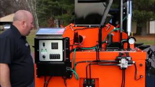 OJK 275 Crack Sealing Machine with Autoloader training video [upl. by Everard]