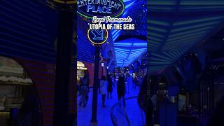 Royal Promenade on Utopia of the Seas royalcaribbean utopiaoftheseas cruise bar [upl. by Etam]