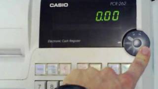 Casio PCR262 Electronic Cash Register eBay Testing Video [upl. by Legnaesoj717]